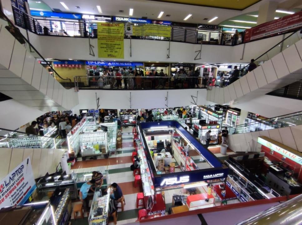 Toko Percikom di Harco Mangga Dua, Jakarta